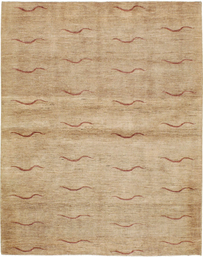 Modernist Persian Tabriz Rug, No.17509 - Gsblank