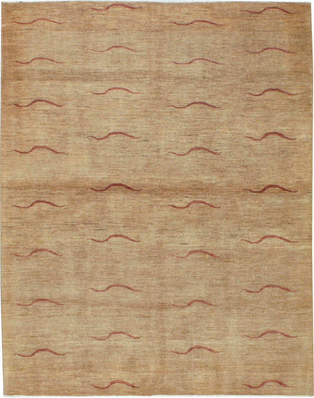 Modernist Persian Tabriz Rug, No.17509 - Gsblank