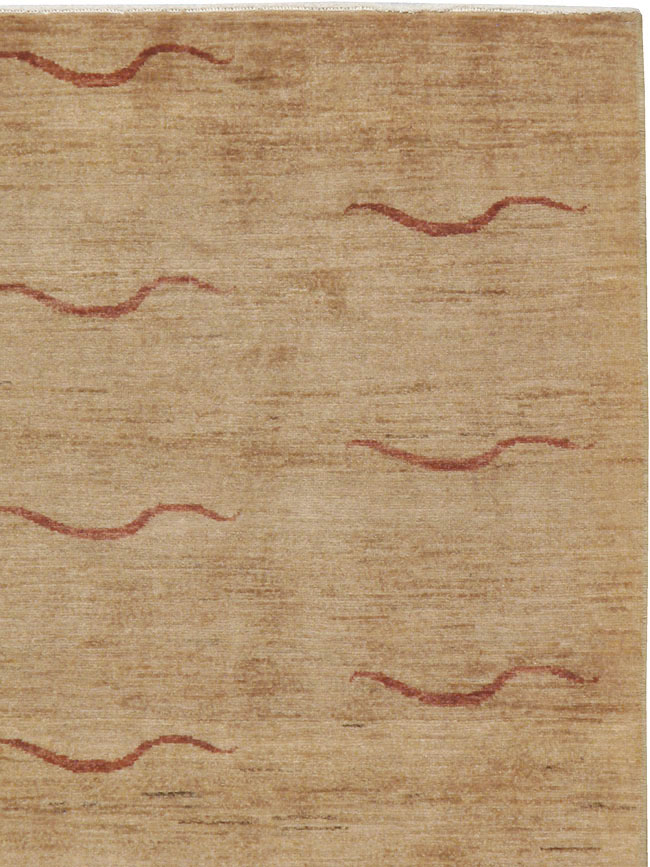 Modernist Persian Tabriz Rug, No.17509 - Gsblank