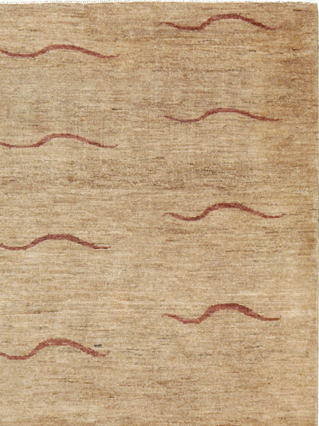 Modernist Persian Tabriz Rug, No.17509 - Gsblank