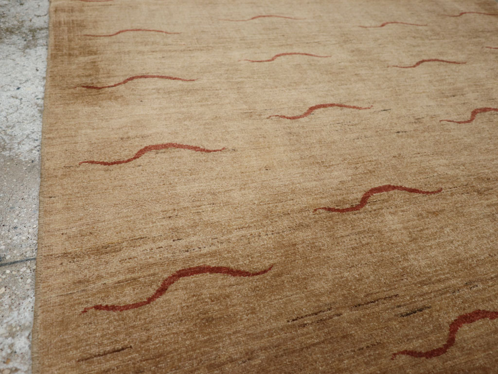 Modernist Persian Tabriz Rug, No.17509 - Gsblank