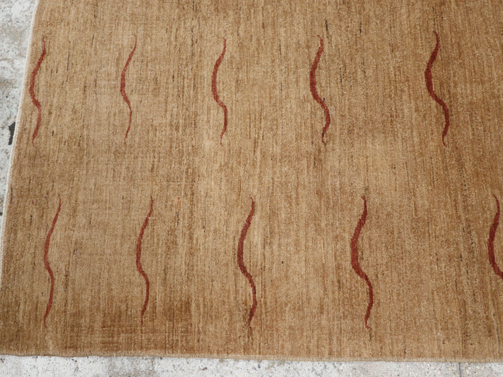 Modernist Persian Tabriz Rug, No.17509 - Gsblank