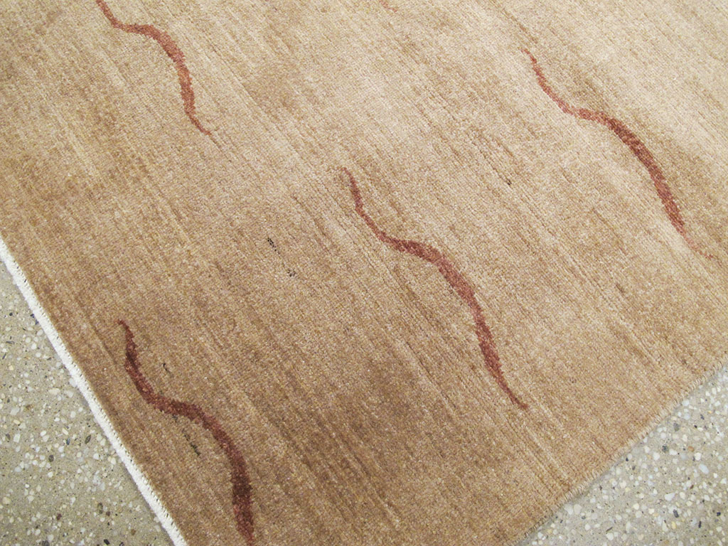 Modernist Persian Tabriz Rug, No.17509 - Gsblank