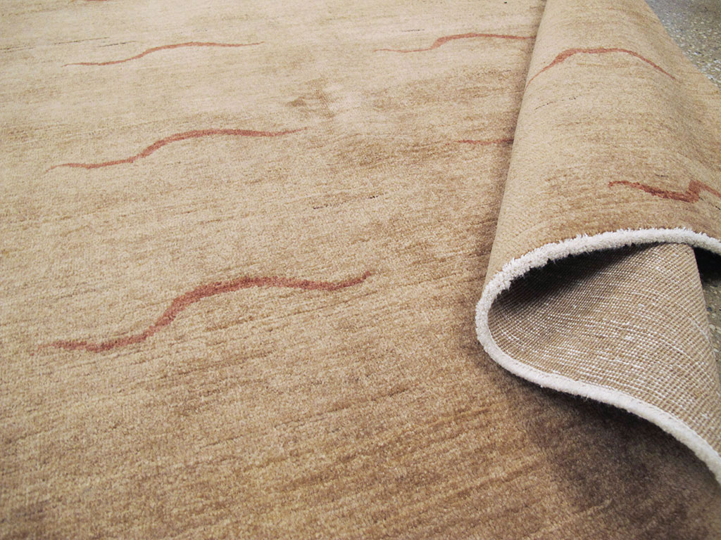 Modernist Persian Tabriz Rug, No.17509 - Gsblank