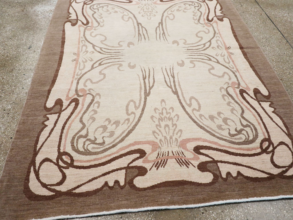 Modernist Persian Tabriz Rug, No.17516 - Gsblank