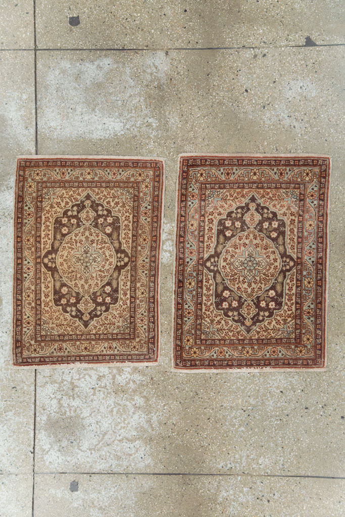 Antique Persian Tabriz Hagi Jalili Rug (Pair: 2 of 2), No.17519 - Gsblank