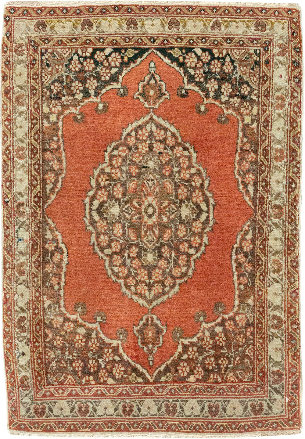 Antique Persian Tabriz Rug (Pair: 2 of 2), No.17521 - Gsblank