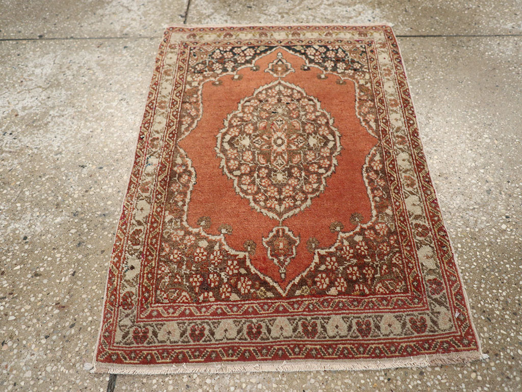 Antique Persian Tabriz Rug (Pair: 2 of 2), No.17521 - Gsblank