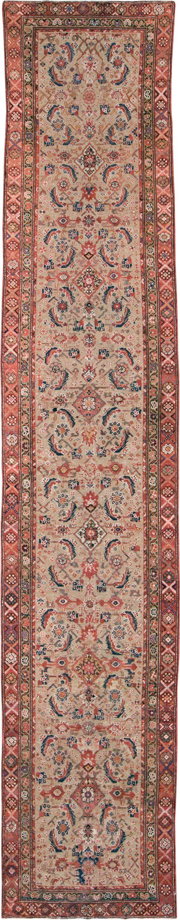 Vintage Persian Malayer Runner, No.17531 - Gsblank