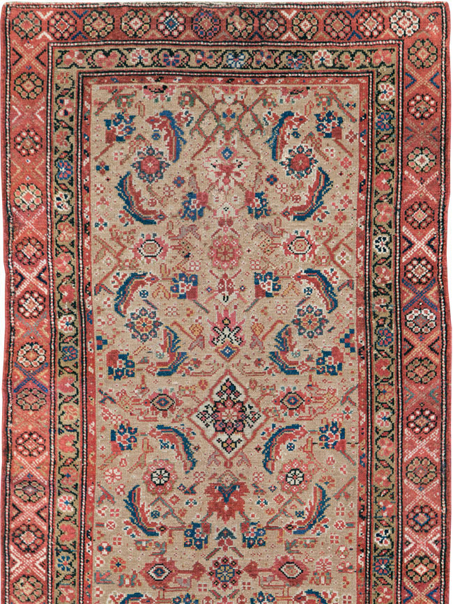 Vintage Persian Malayer Runner, No.17531 - Gsblank