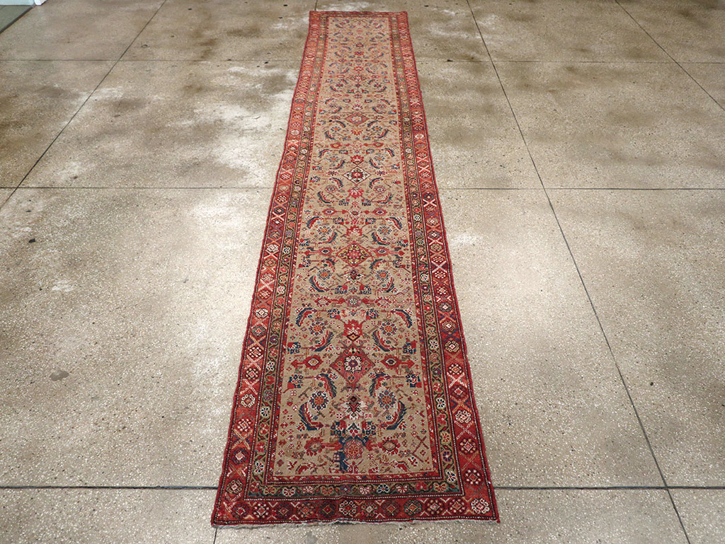 Vintage Persian Malayer Runner, No.17531 - Gsblank