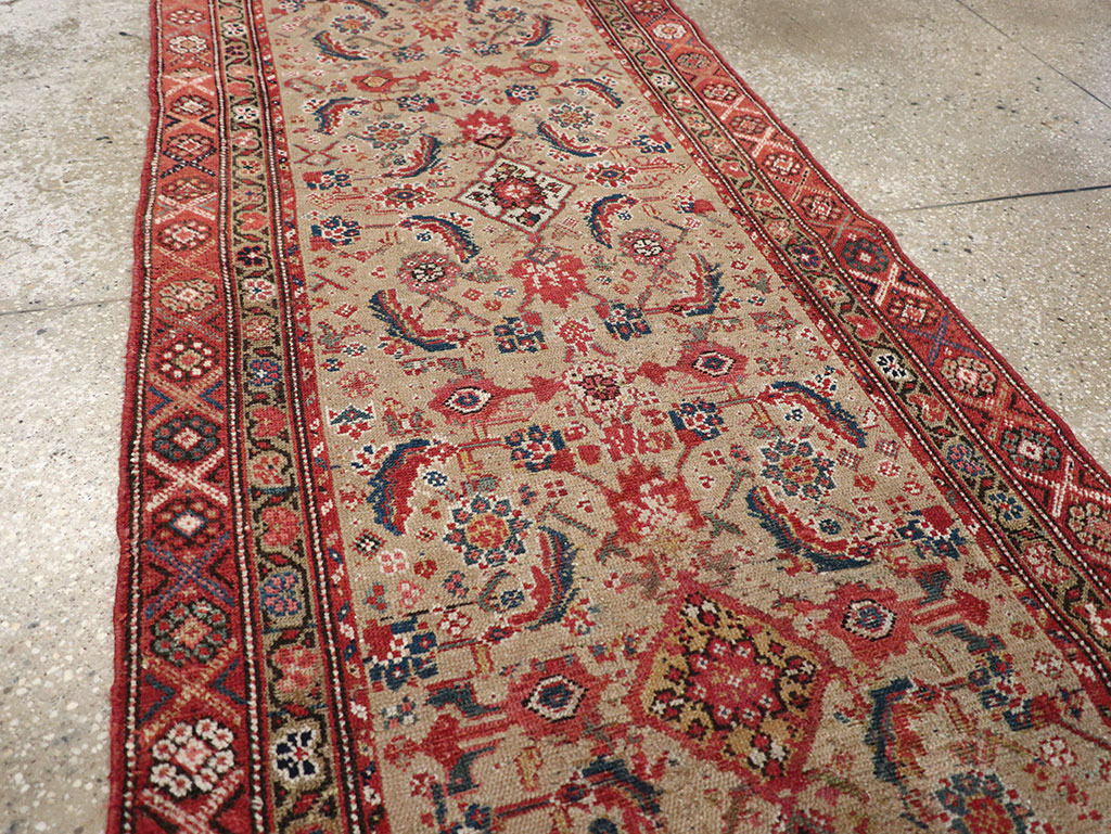 Vintage Persian Malayer Runner, No.17531 - Gsblank