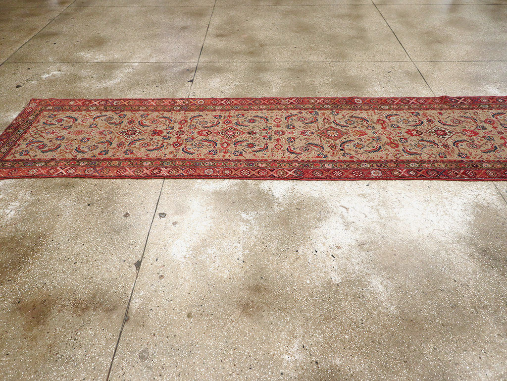Vintage Persian Malayer Runner, No.17531 - Gsblank