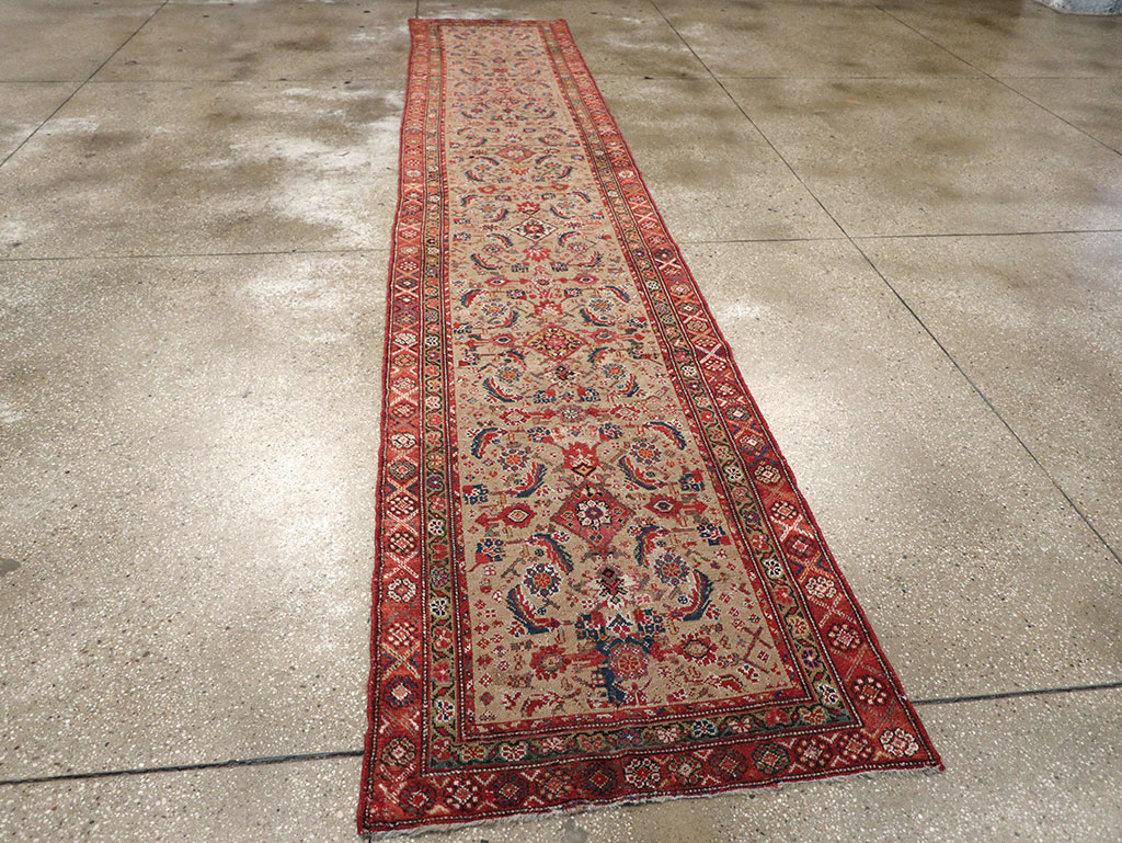 Vintage Persian Malayer Runner, No.17531 - Gsblank