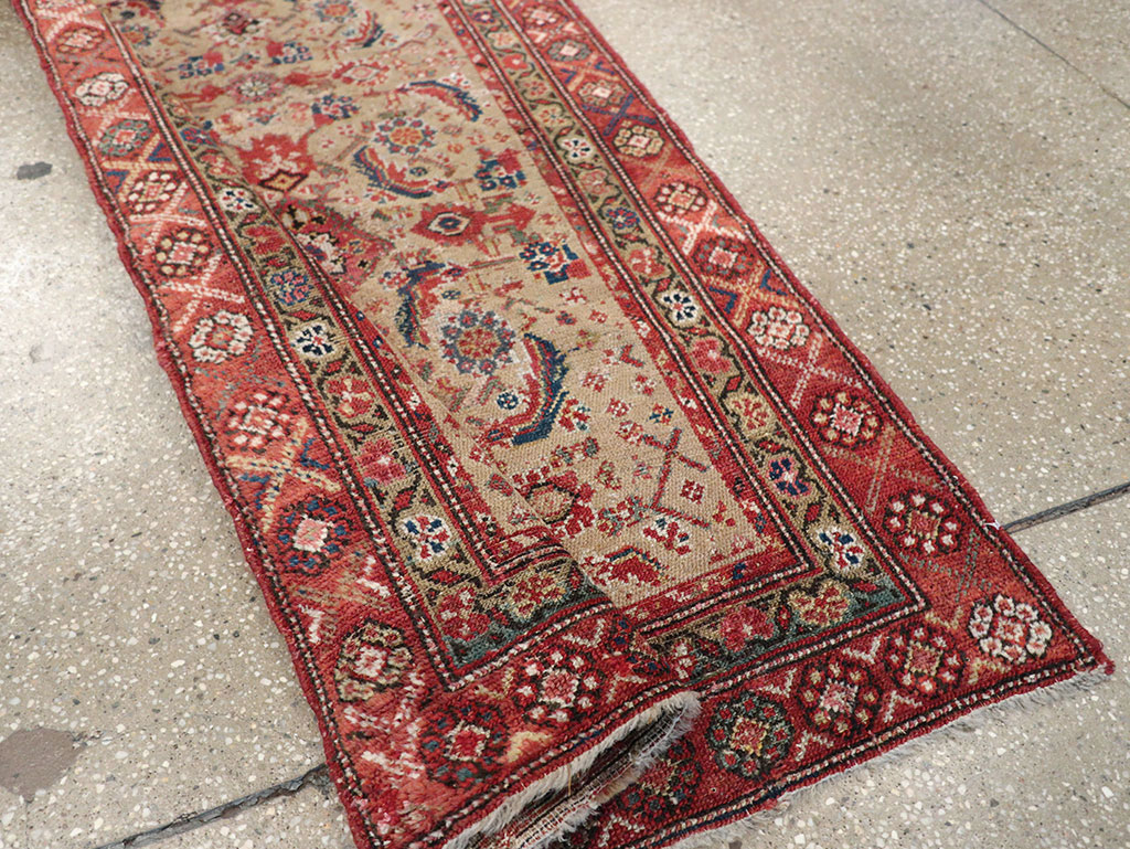 Vintage Persian Malayer Runner, No.17531 - Gsblank