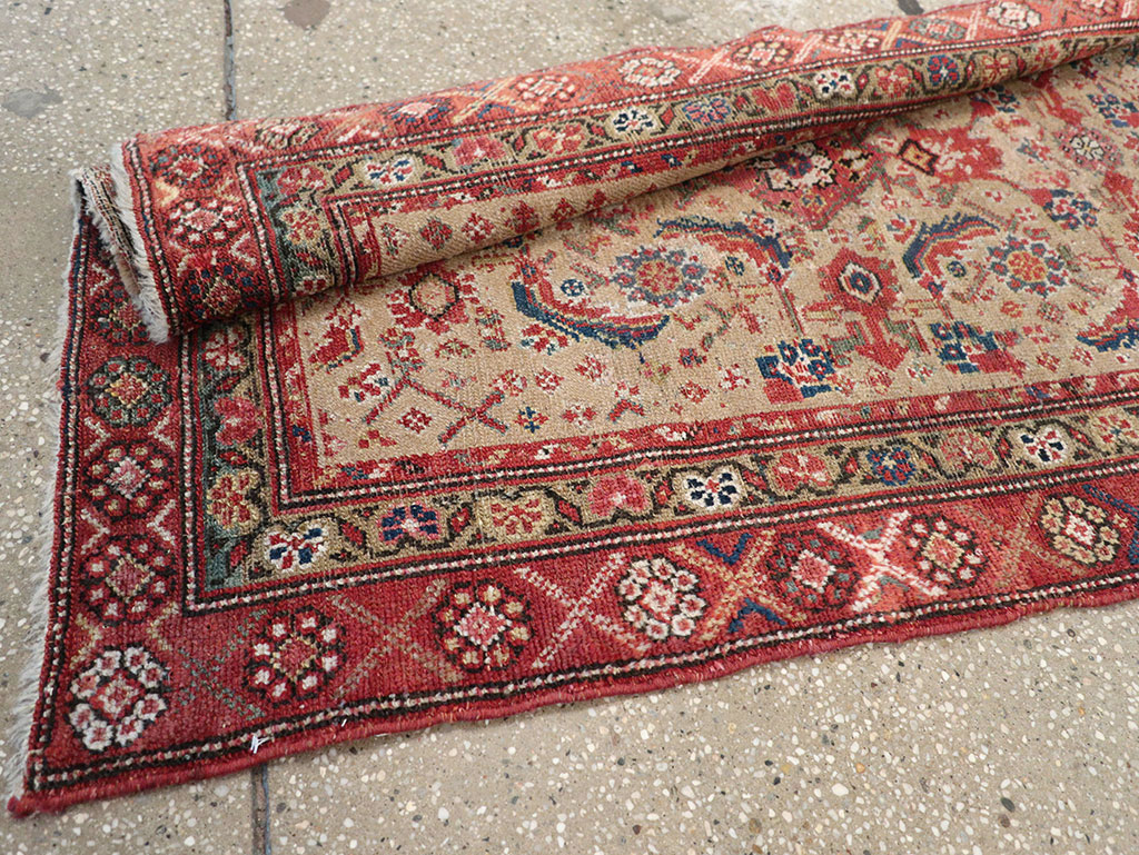 Vintage Persian Malayer Runner, No.17531 - Gsblank