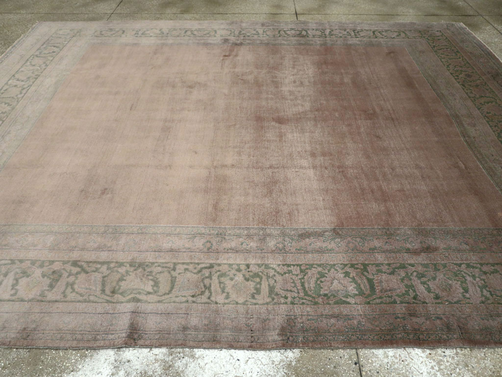Antique Indian Agra Carpet, No.17547 - Gsblank