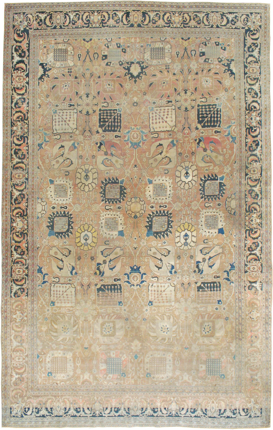 Antique Persian Tabriz Hagi Jalili Carpet, No.17551 - Gsblank
