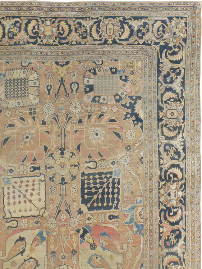 Antique Persian Tabriz Hagi Jalili Carpet, No.17551 - Gsblank