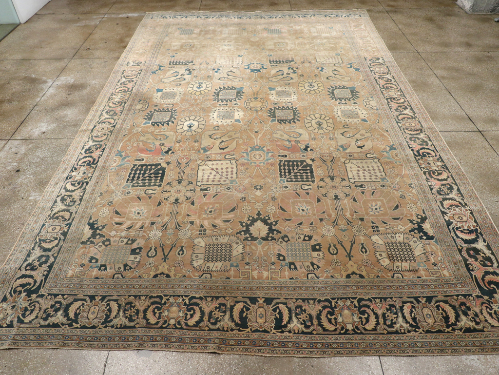 Antique Persian Tabriz Hagi Jalili Carpet, No.17551 - Gsblank