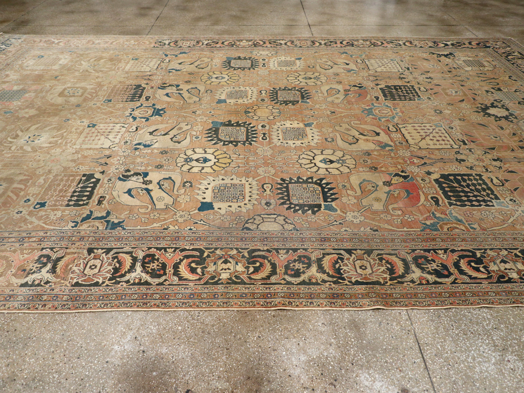 Antique Persian Tabriz Hagi Jalili Carpet, No.17551 - Gsblank