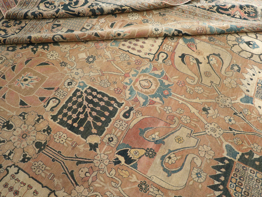 Antique Persian Tabriz Hagi Jalili Carpet, No.17551 - Gsblank