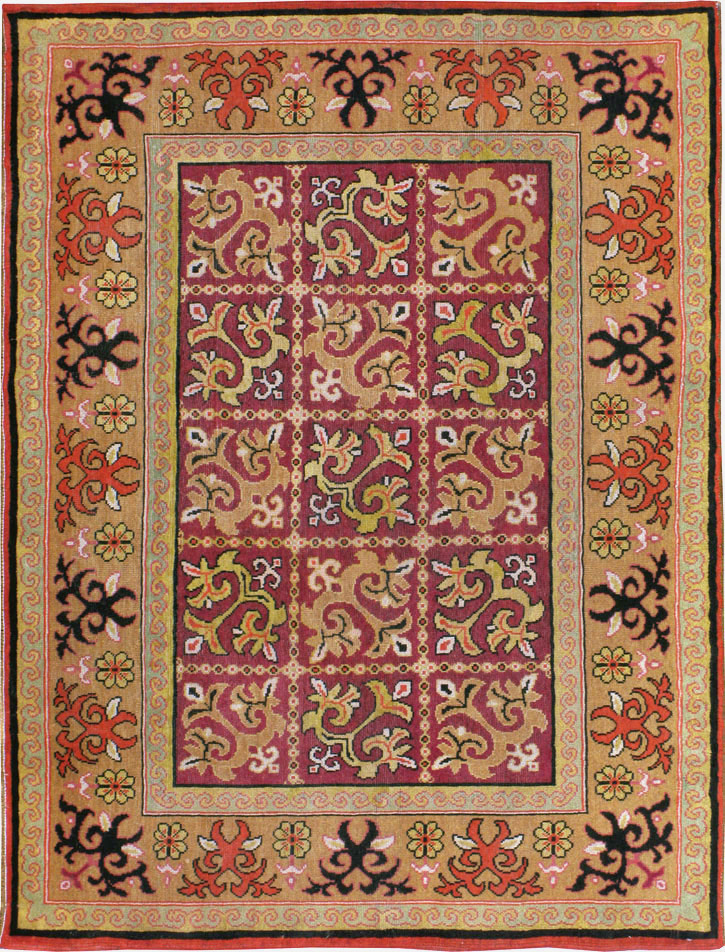 Antique East Turkestan Samarkand Rug, No.17563 - Gsblank
