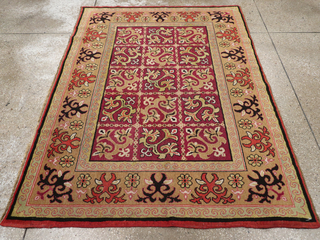 Antique East Turkestan Samarkand Rug, No.17563 - Gsblank