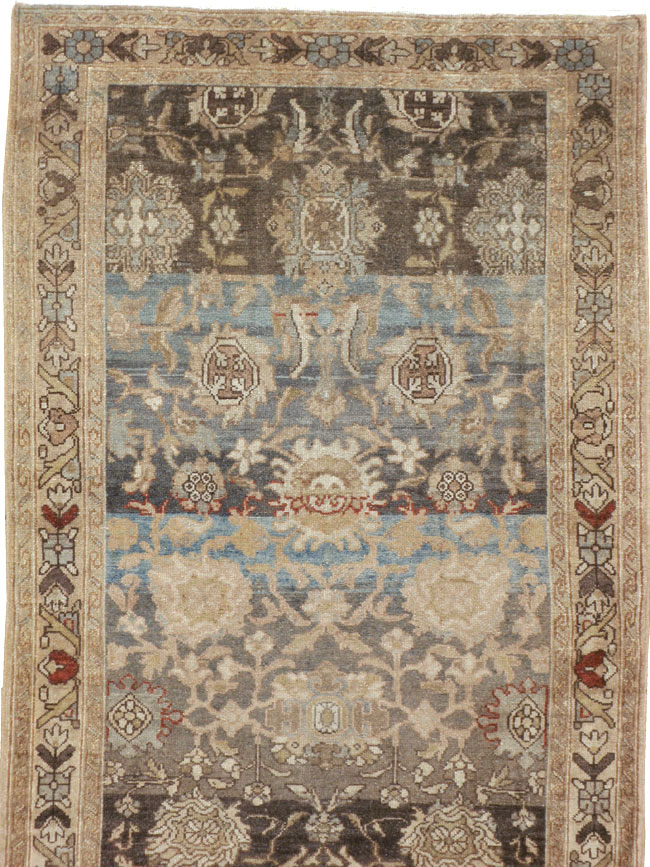 Vintage Persian Malayer Runner, No.17569 - Gsblank