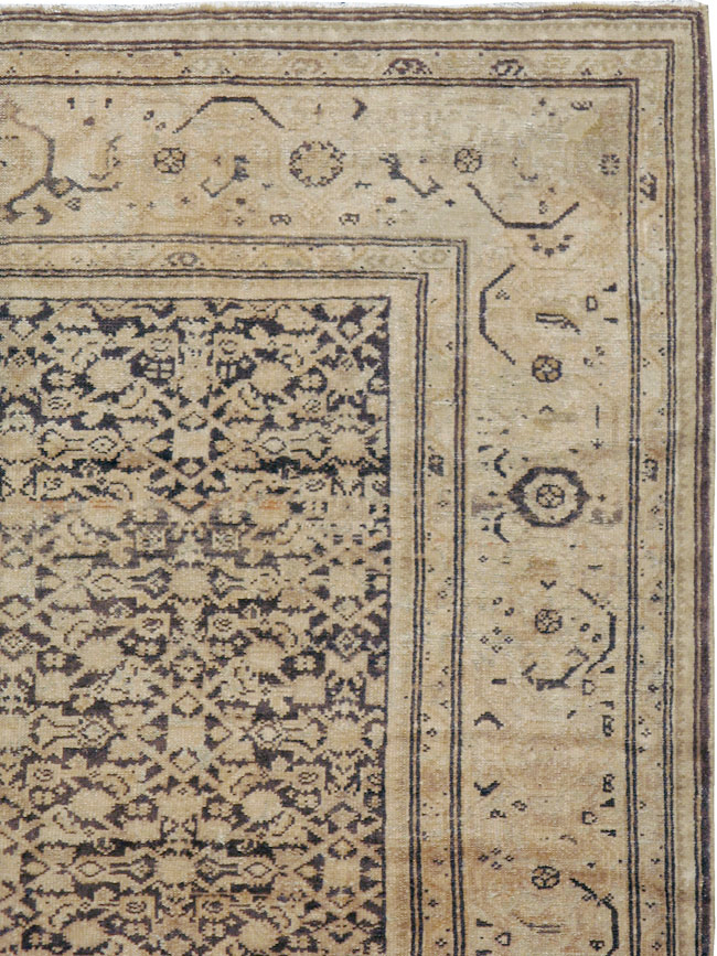 Vintage Persian Malayer Gallery Rug, No.17578 - Gsblank