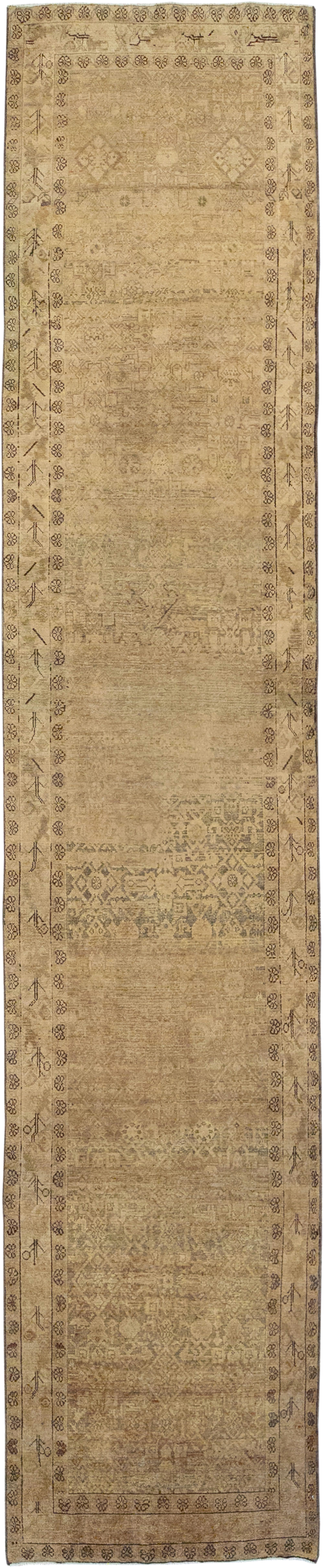 Vintage Persian Malayer Runner, No.17588 - Gsblank