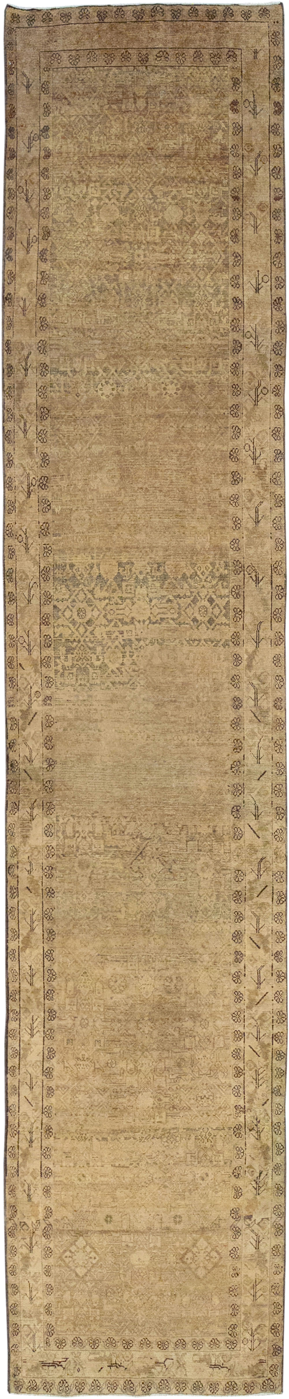 Vintage Persian Malayer Runner, No.17588 - Gsblank