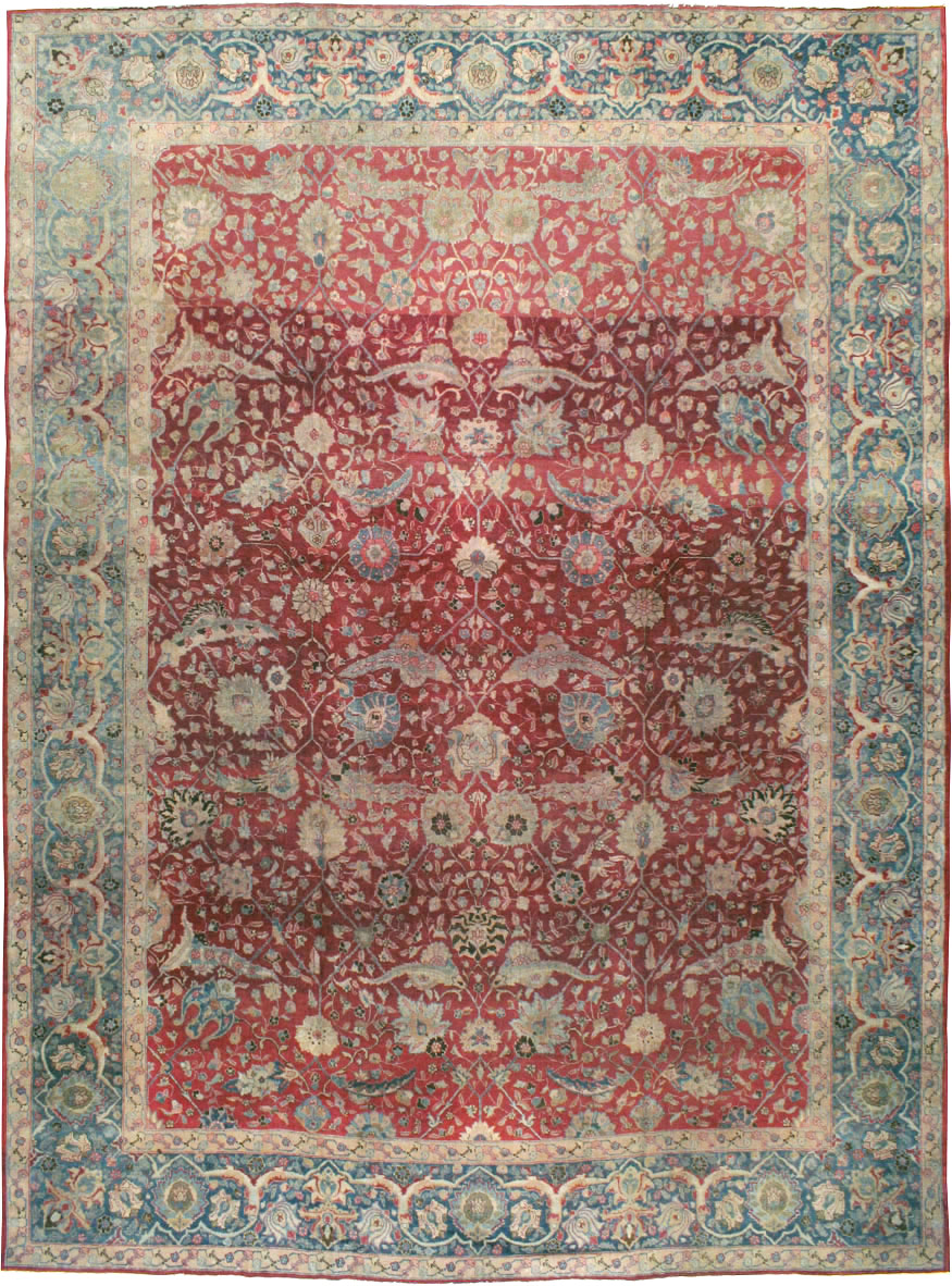 Antique Persian Tabriz Carpet, No.17609 - Gsblank