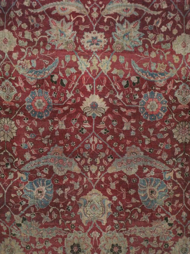 Antique Persian Tabriz Carpet, No.17609 - Gsblank