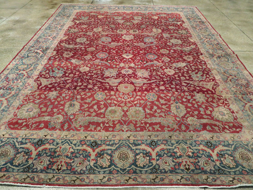 Antique Persian Tabriz Carpet, No.17609 - Gsblank