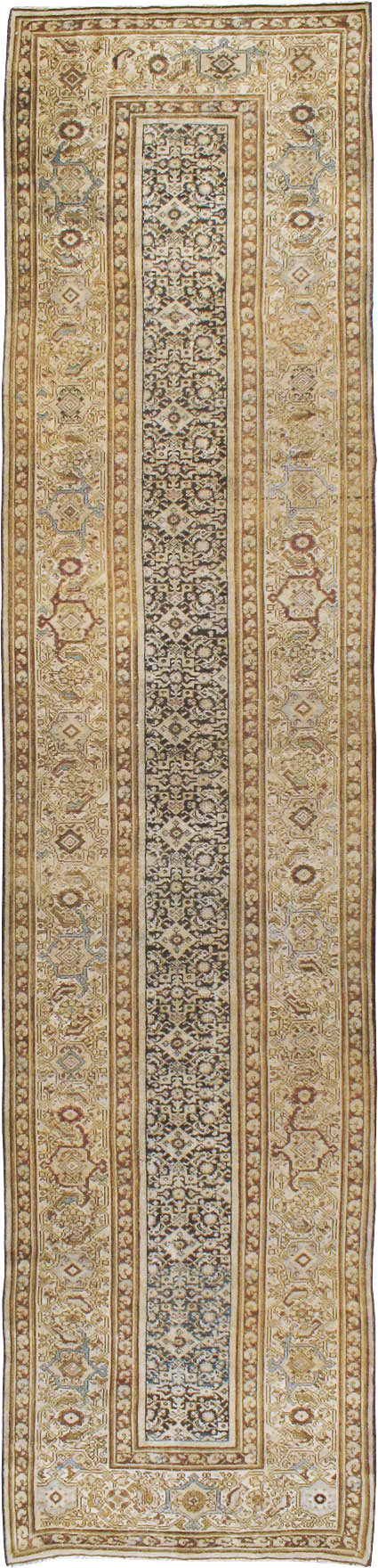 Antique Persian Malayer Runner, No.17621 - Gsblank