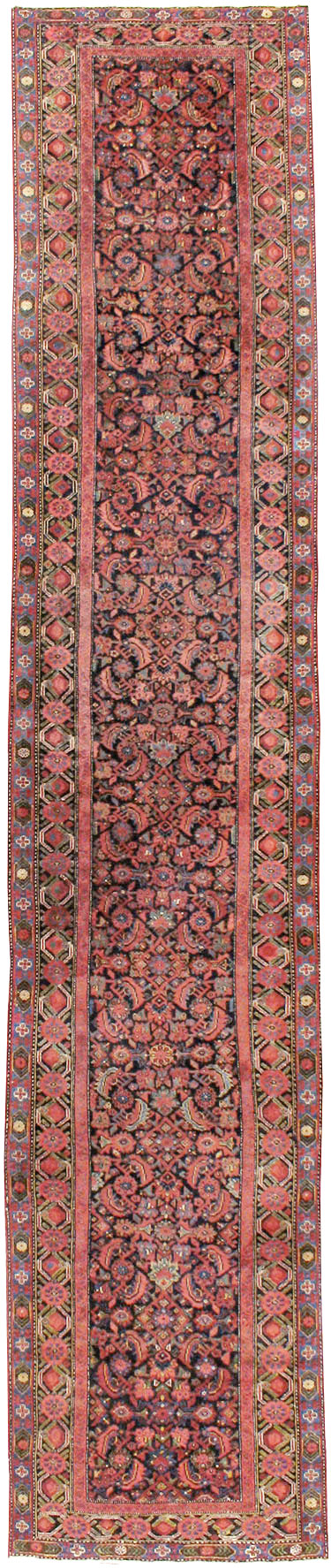 Vintage Persian Malayer Runner, No.17627 - Gsblank