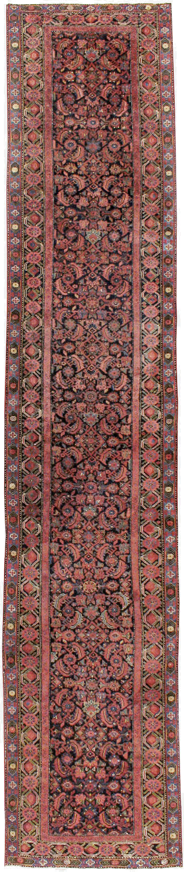Vintage Persian Malayer Runner, No.17627 - Gsblank