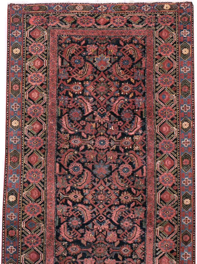 Vintage Persian Malayer Runner, No.17627 - Gsblank