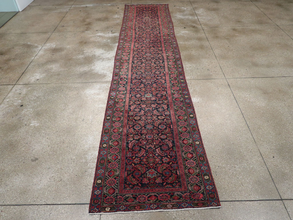 Vintage Persian Malayer Runner, No.17627 - Gsblank