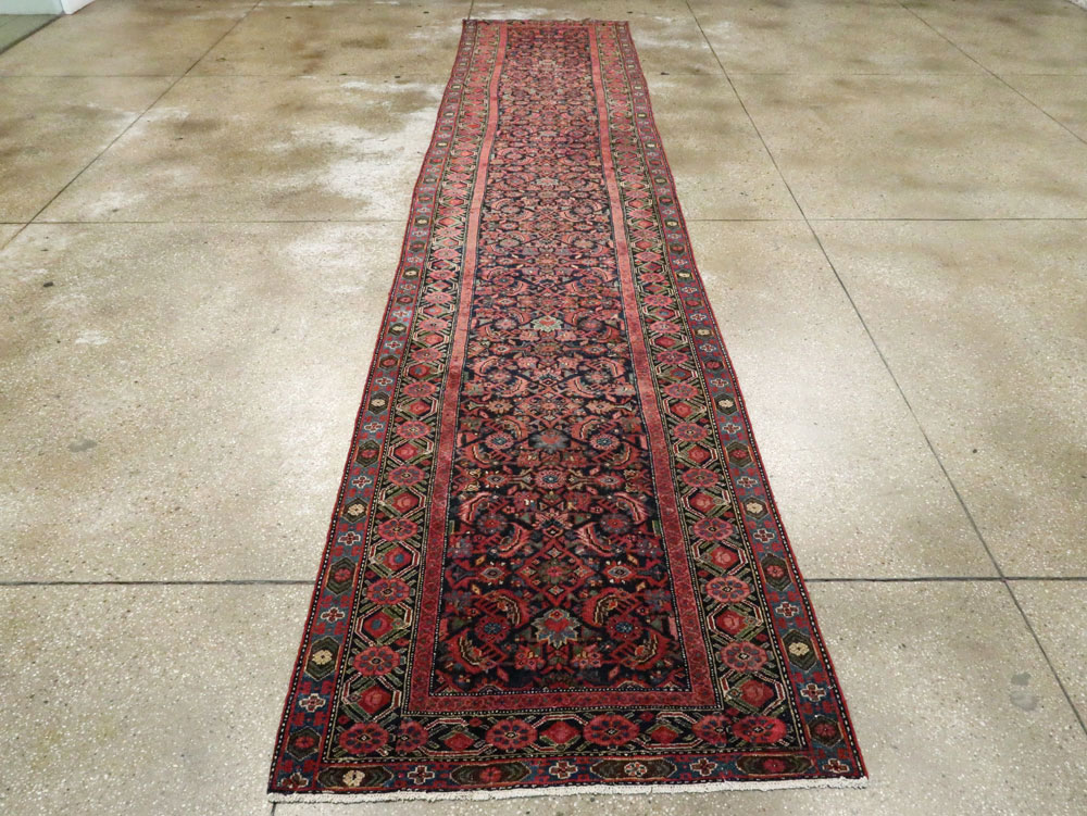 Vintage Persian Malayer Runner, No.17627 - Gsblank