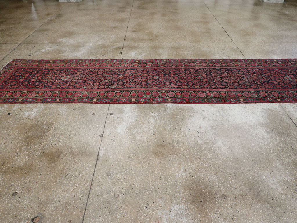 Vintage Persian Malayer Runner, No.17627 - Gsblank