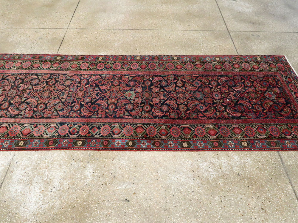 Vintage Persian Malayer Runner, No.17627 - Gsblank