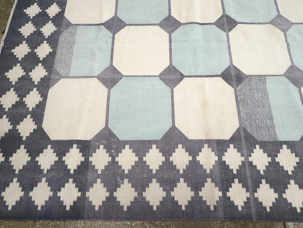 Flat-weave Indian Dhurrie, No.17633 - Gsblank