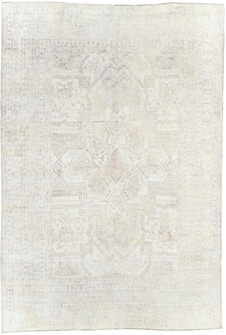 Vintage Cotton Agra Carpet, No.17643 - Gsblank