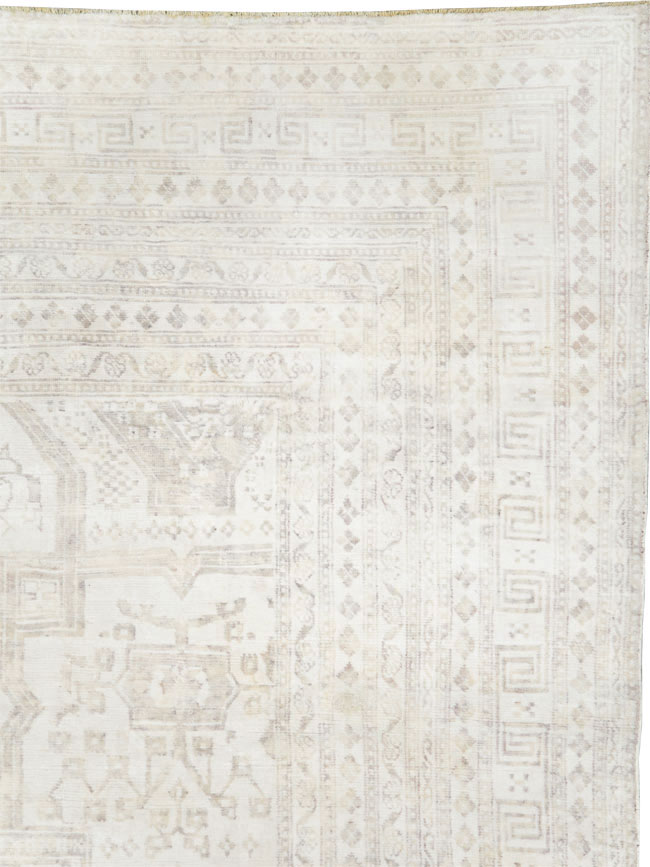 Vintage Cotton Agra Carpet, No.17643 - Gsblank