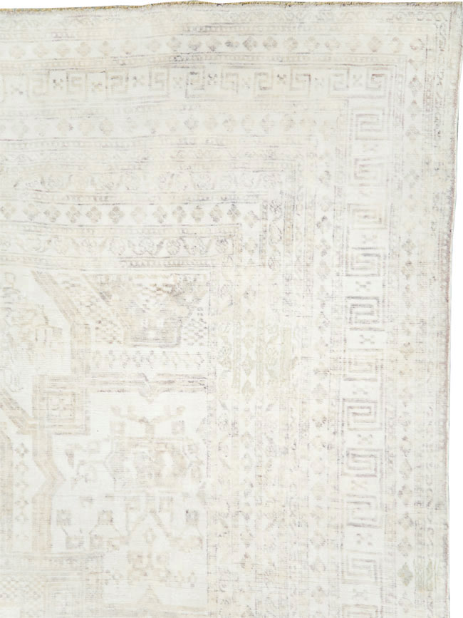 Vintage Cotton Agra Carpet, No.17643 - Gsblank