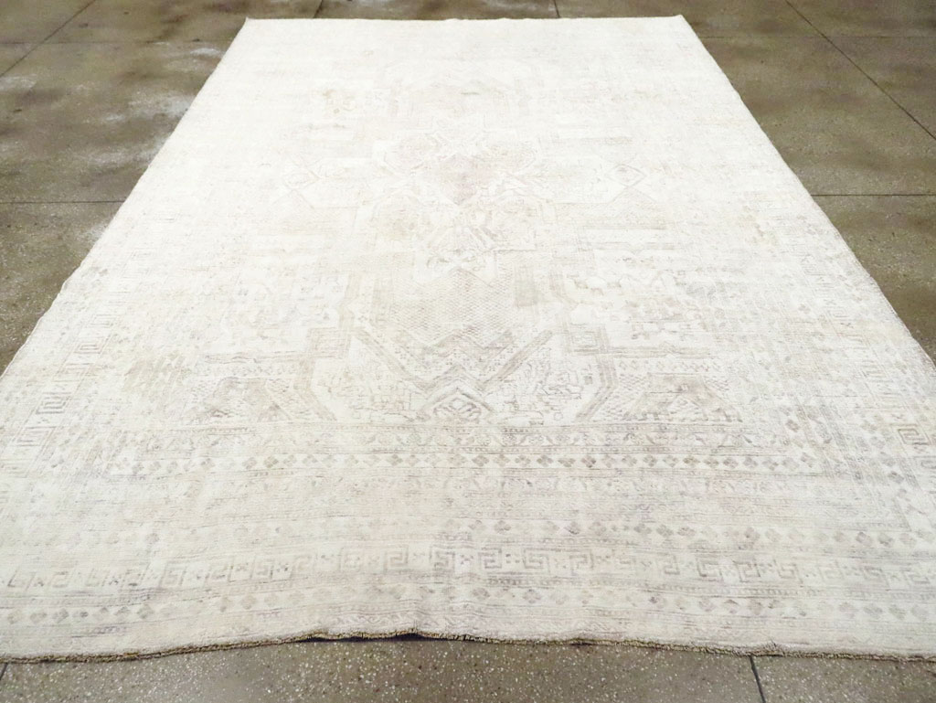 Vintage Cotton Agra Carpet, No.17643 - Gsblank