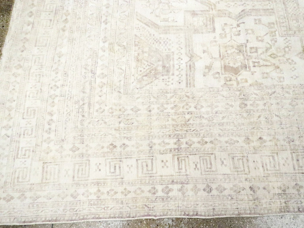 Vintage Cotton Agra Carpet, No.17643 - Gsblank
