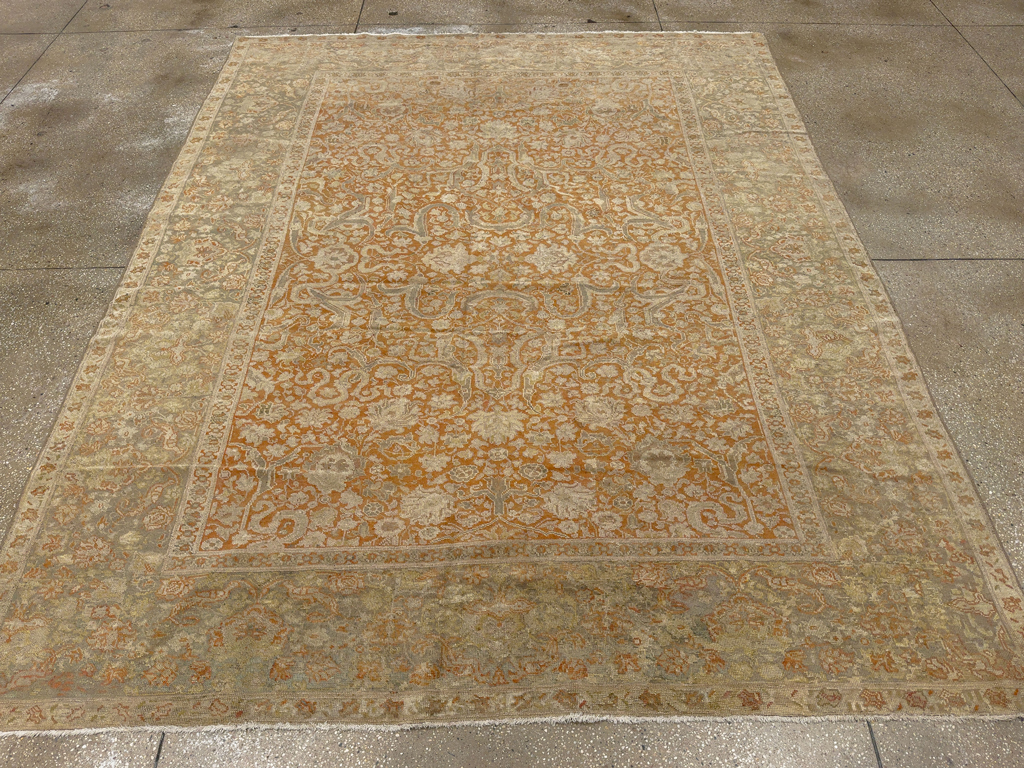 Vintage Turkish Oushak Room Size Carpet, No.17645 - Gsblank